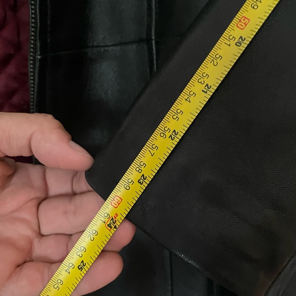 Black Leather Jacket- Kenneth Cole Reaction - Picture 7 of 13